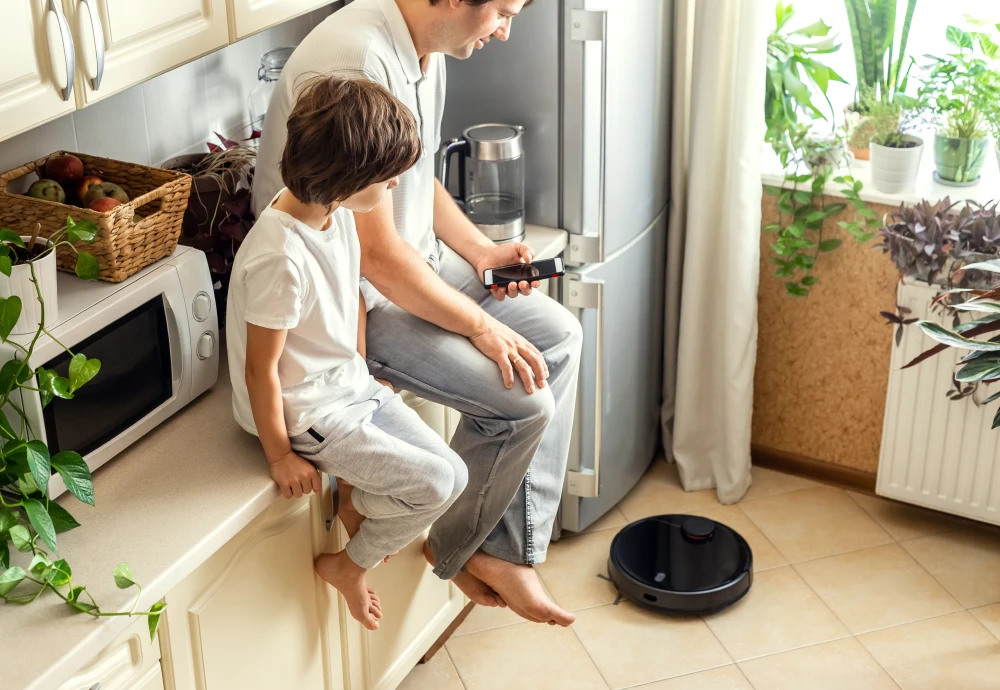 robot vacuum cleaner hardwood floor